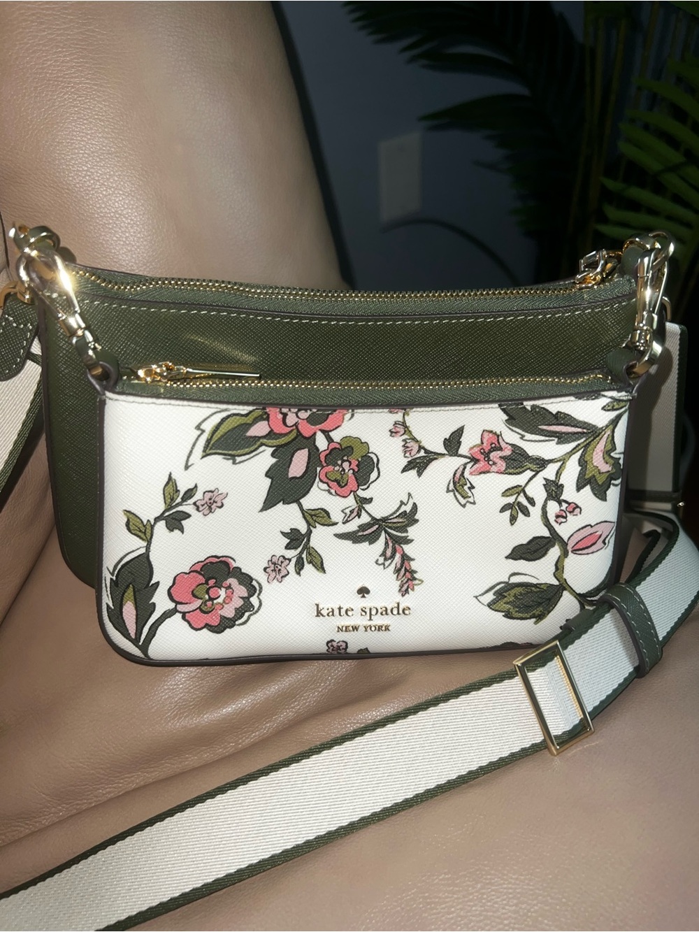 Kate Spade New York Duet Forest Blooms Small Crossbody
